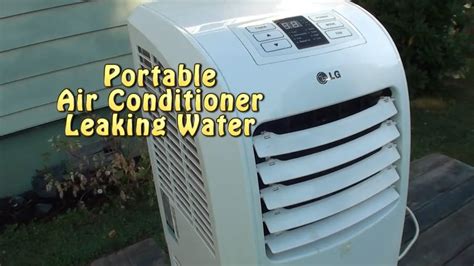 how do i stop my portable air conditioner from leaking|Why is My Portable Ac Leaking Water from the Bottom